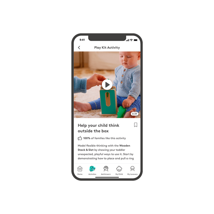 The Babbler Play Kit Lovevery App